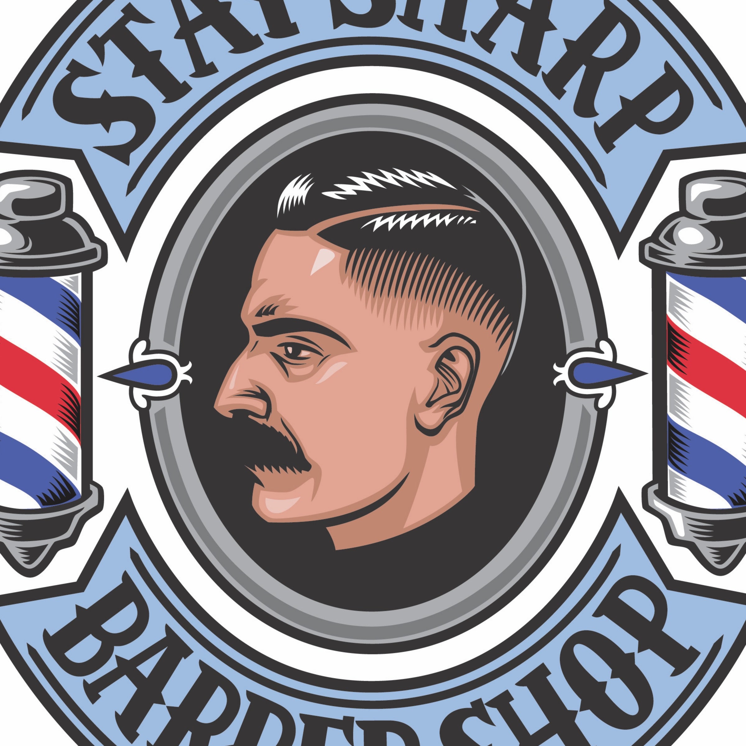 Stay Sharp Barber Shop logo
